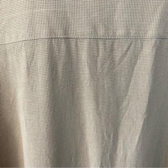 Summer Silk button down shirt in Khaki US M - Picture 5 of 5